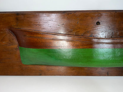 Half Hull Model of an American Packet Ship