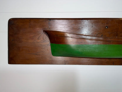 Half Hull Model of an American Packet Ship