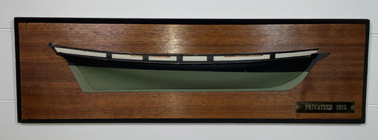 Half Model of a Privateer of 1812