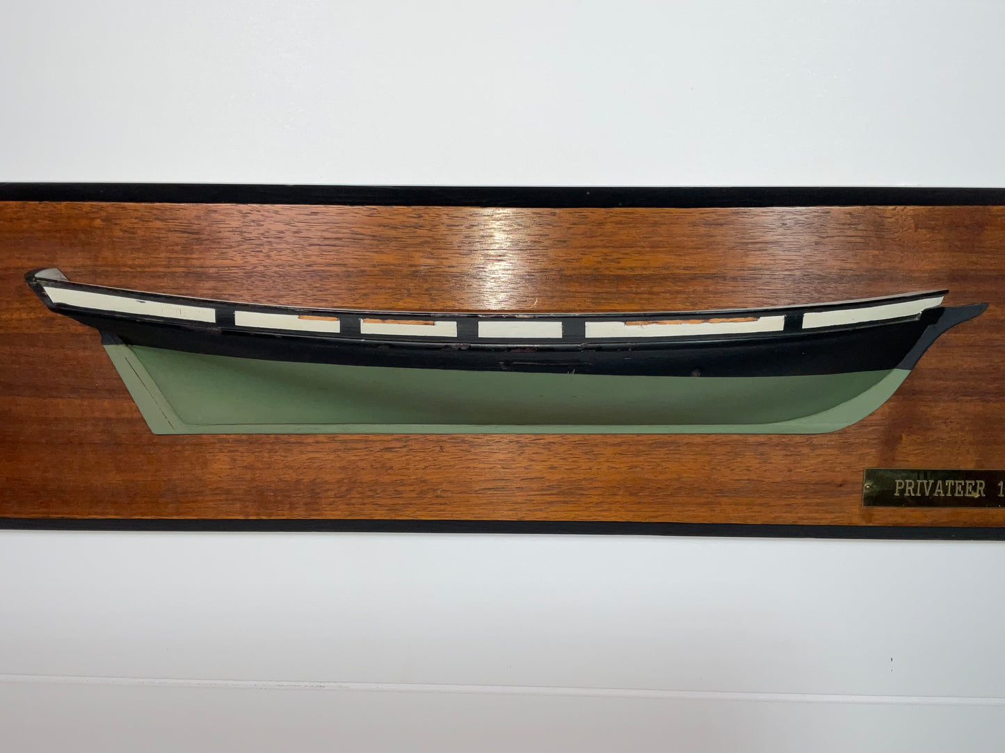 Half Model of a Privateer of 1812