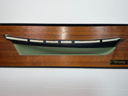 Half Model of a Privateer of 1812