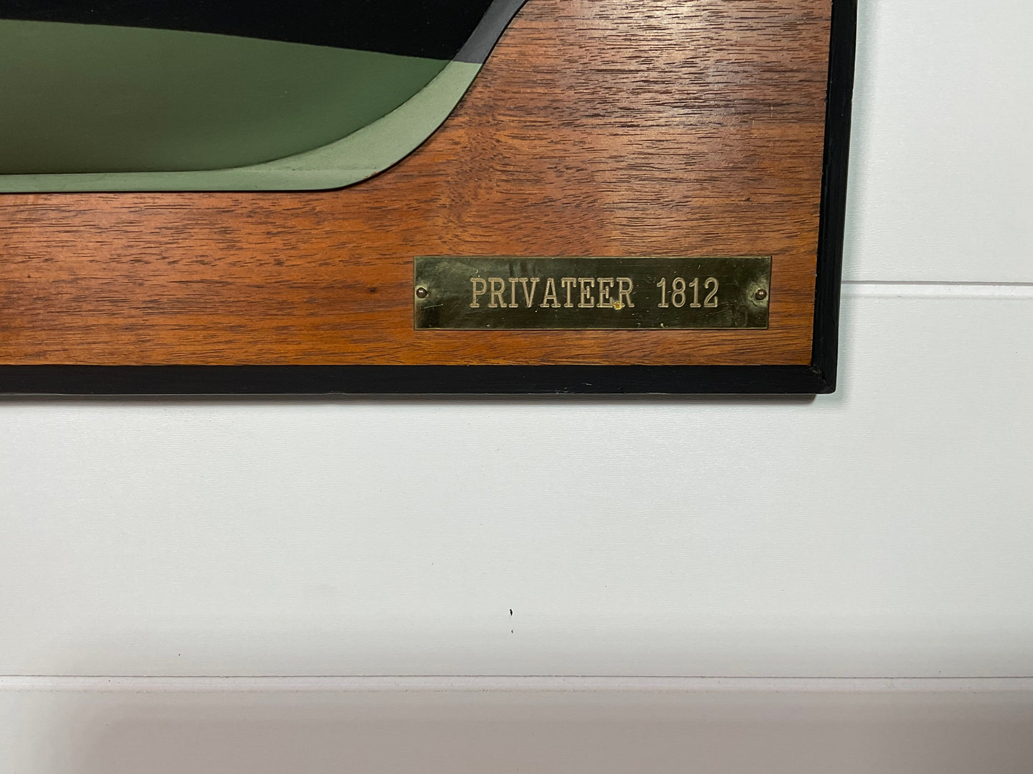 Half Model of a Privateer of 1812