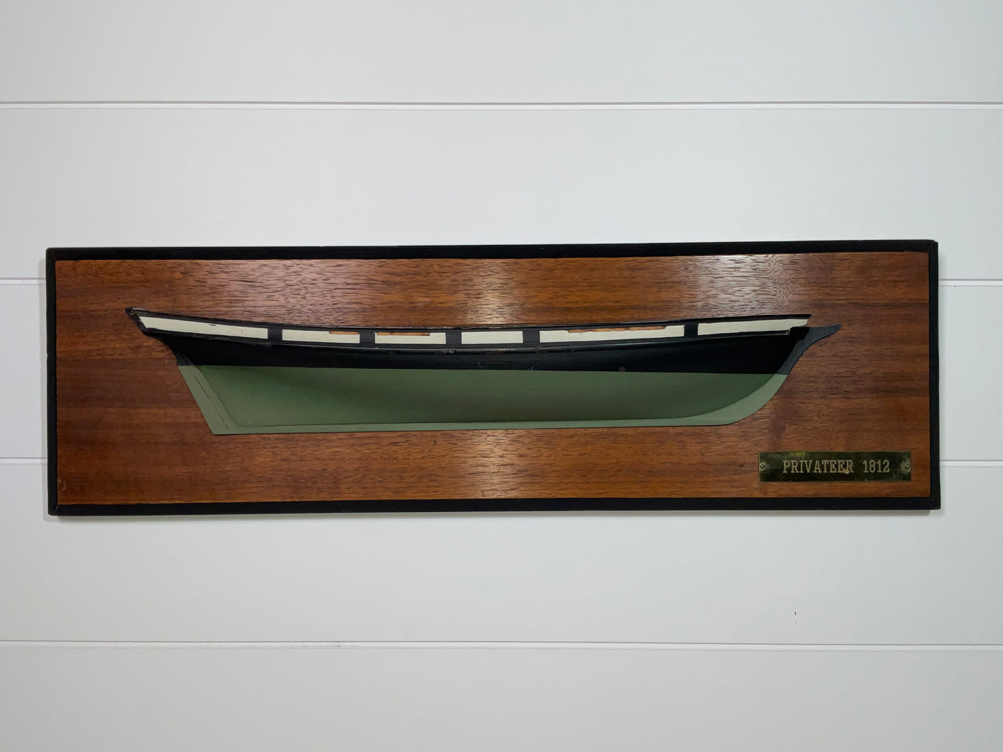 Half Model of a Privateer of 1812