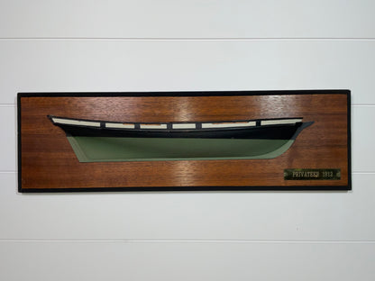 Half Model of a Privateer of 1812