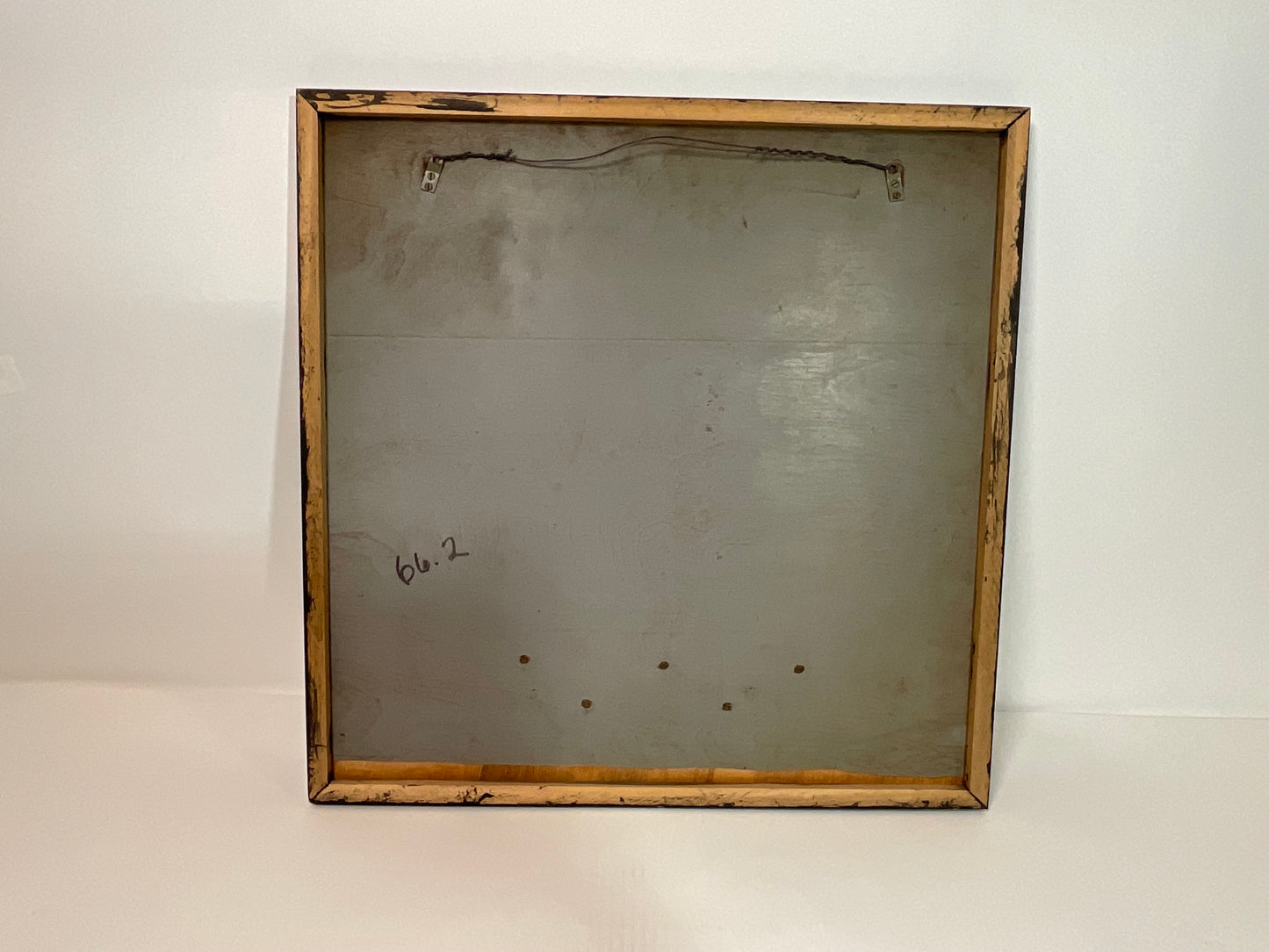 Sailboat Half Model with Sails on Backboard