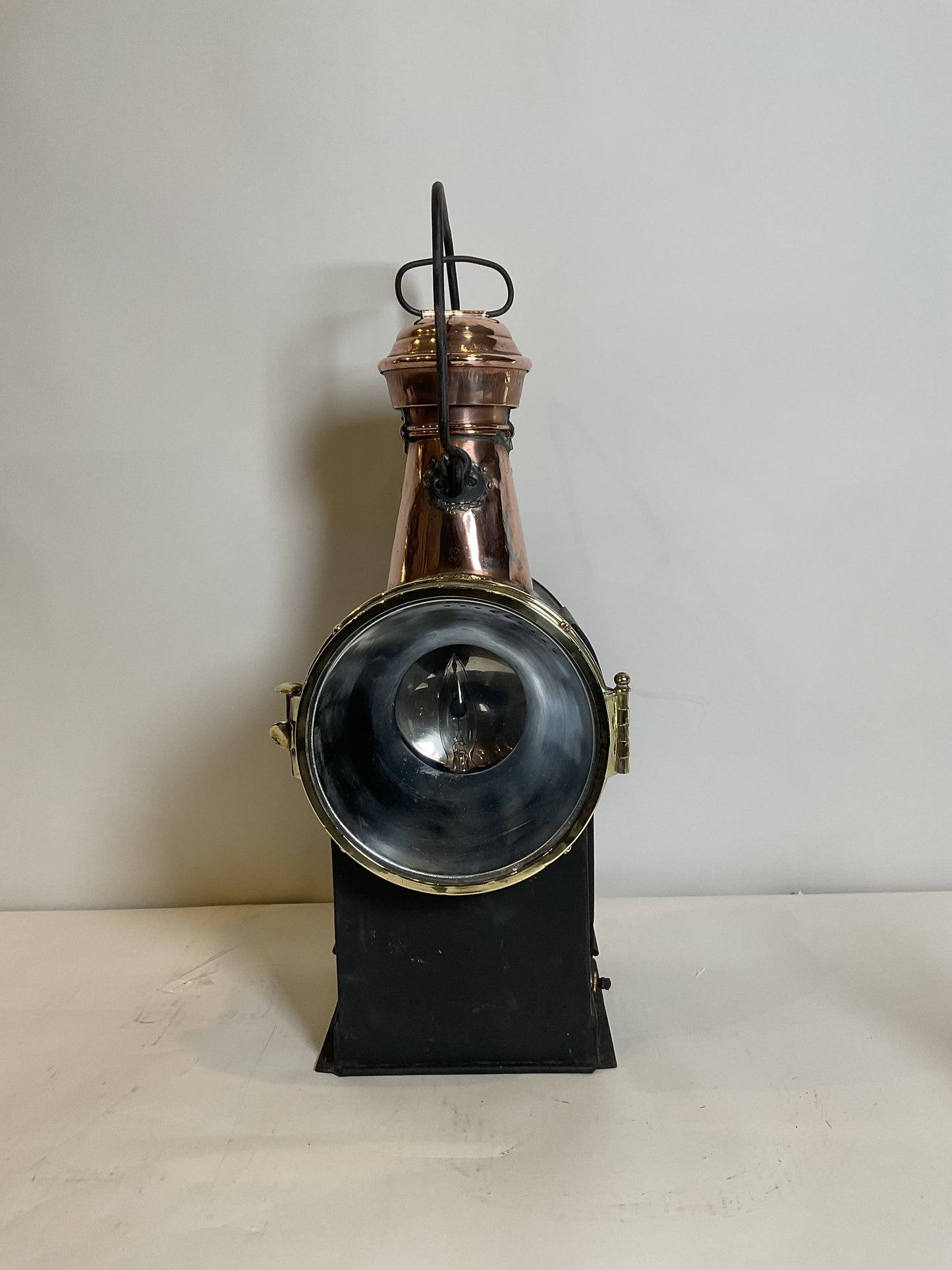 Antique Marine Signal Lantern by Charles Picard