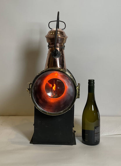 Antique Marine Signal Lantern by Charles Picard