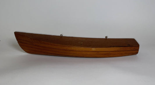 Laminated Pine Speedboat Half Model