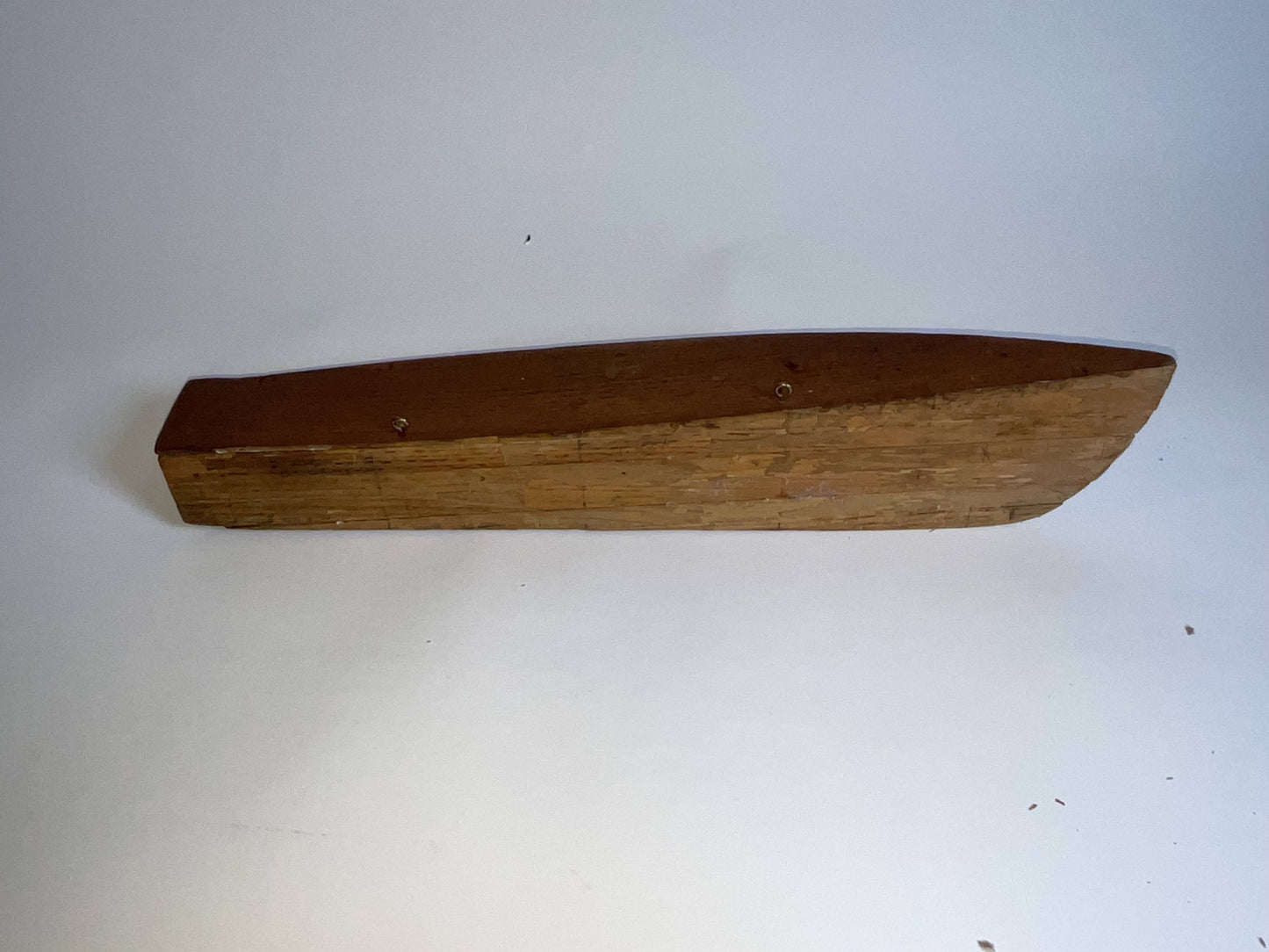 Laminated Pine Speedboat Half Model