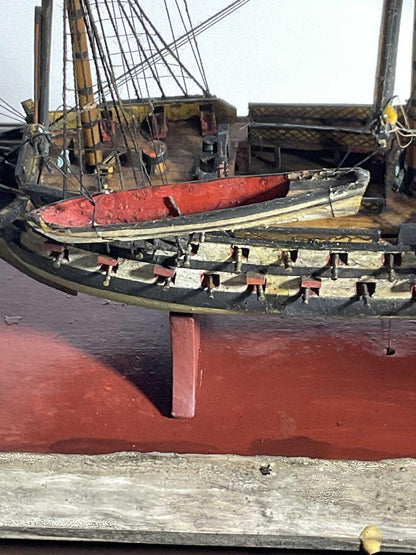 Nineteenth Century Ship Model of a Frigate