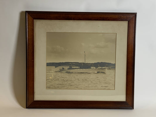 Photo of a Yacht by Edwin Levick NY