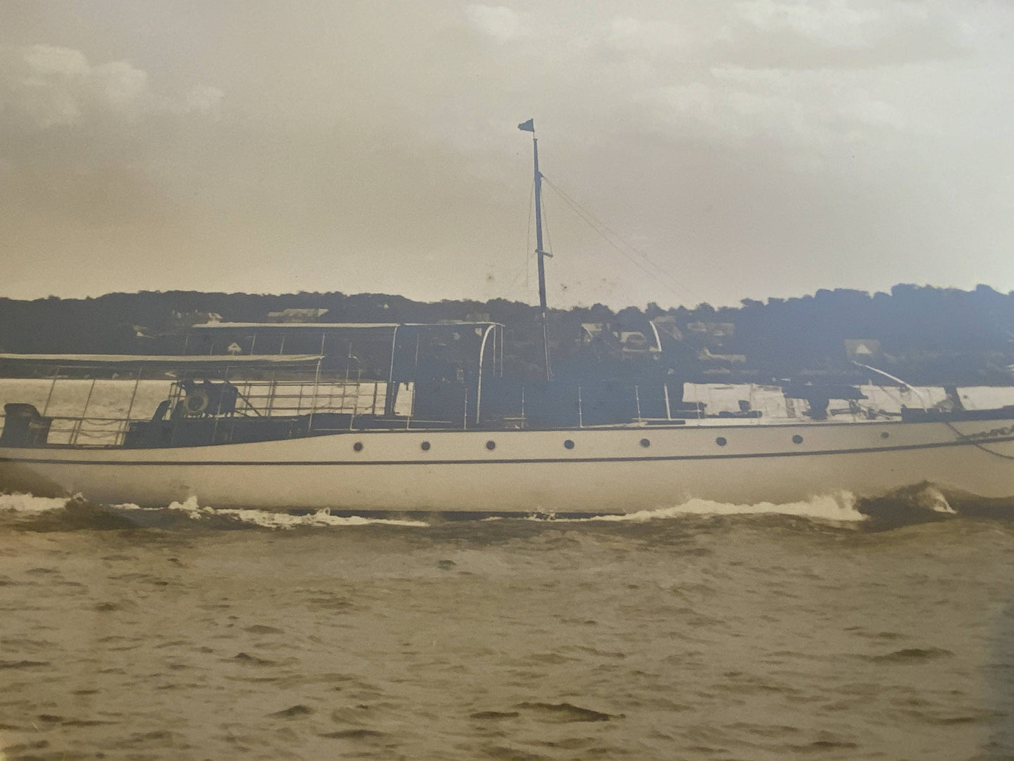 Photo of a Yacht by Edwin Levick NY