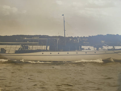 Photo of a Yacht by Edwin Levick NY