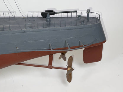 USS Jenkins Ship Model with Case