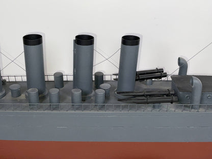 USS Jenkins Ship Model with Case