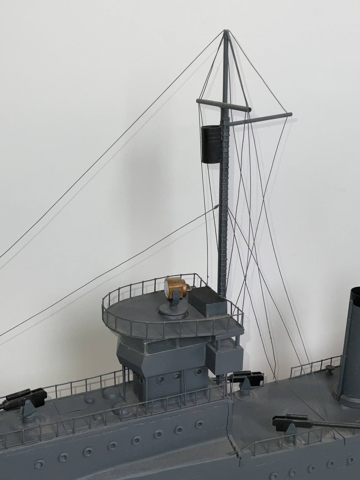 USS Jenkins Ship Model with Case