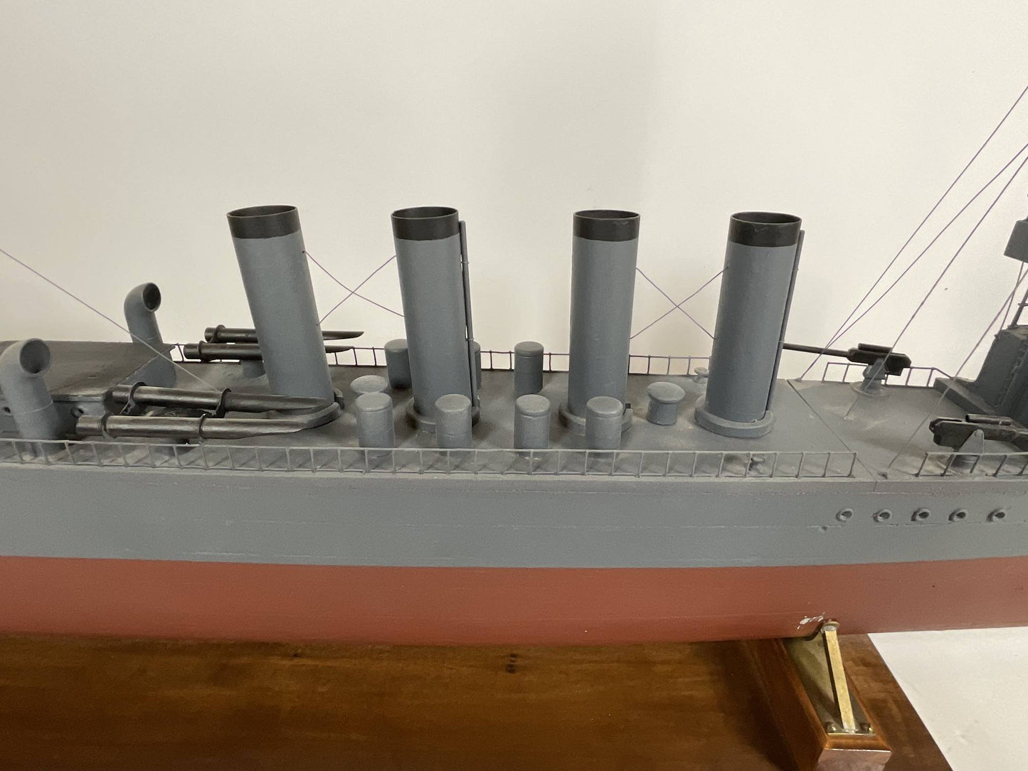 USS Jenkins Ship Model with Case