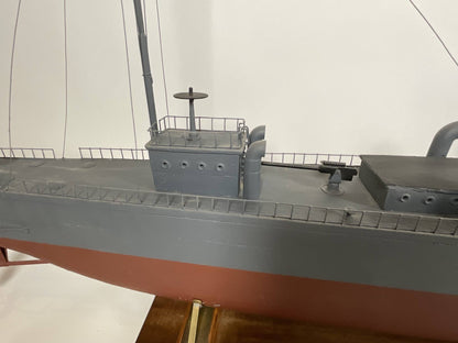 USS Jenkins Ship Model with Case