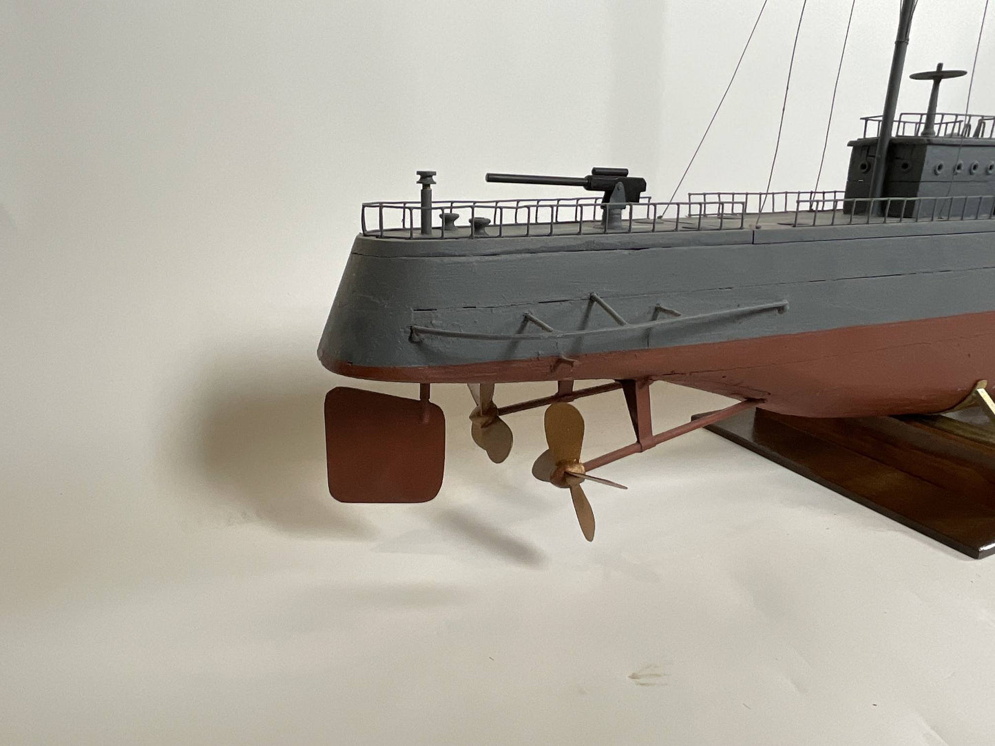 USS Jenkins Ship Model with Case