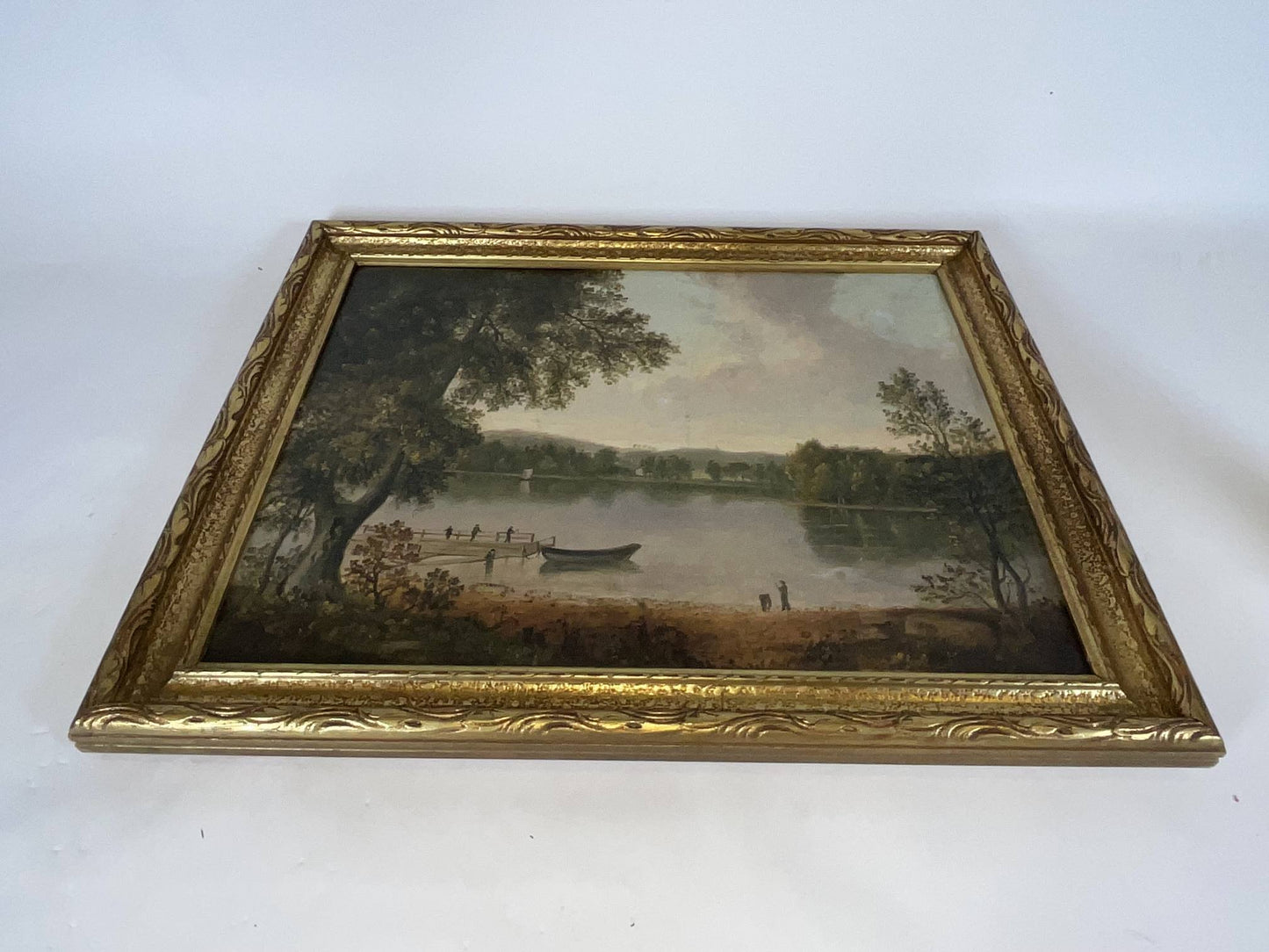 Jamaica Pond Painting by Josiah Wolcott