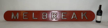 Royal Navy Ship’s Nameboard Melbreak