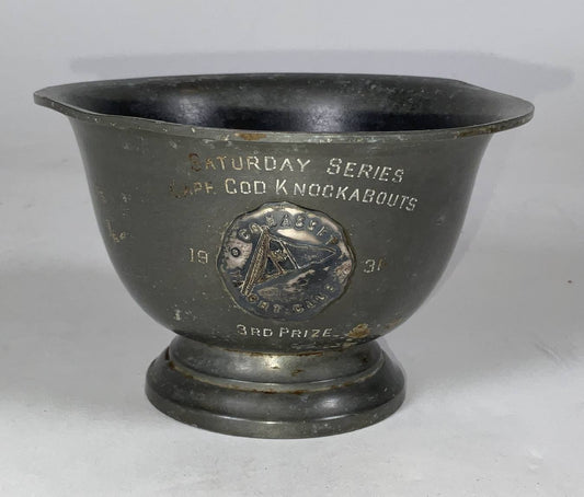 Cohasset Yacht Club Trophy from 1931