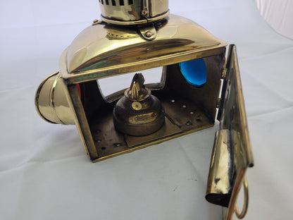 Solid  Brass Bow Lantern from a Yacht