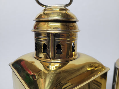 Solid Brass Boat Lanterns by Perko