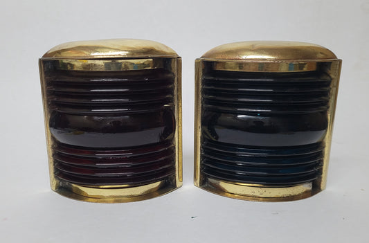 Classic Port and Starboard Motor Boat Lanterns