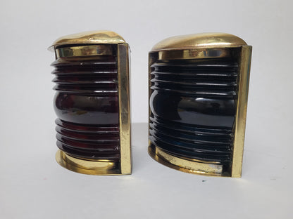 Classic Port and Starboard Motor Boat Lanterns