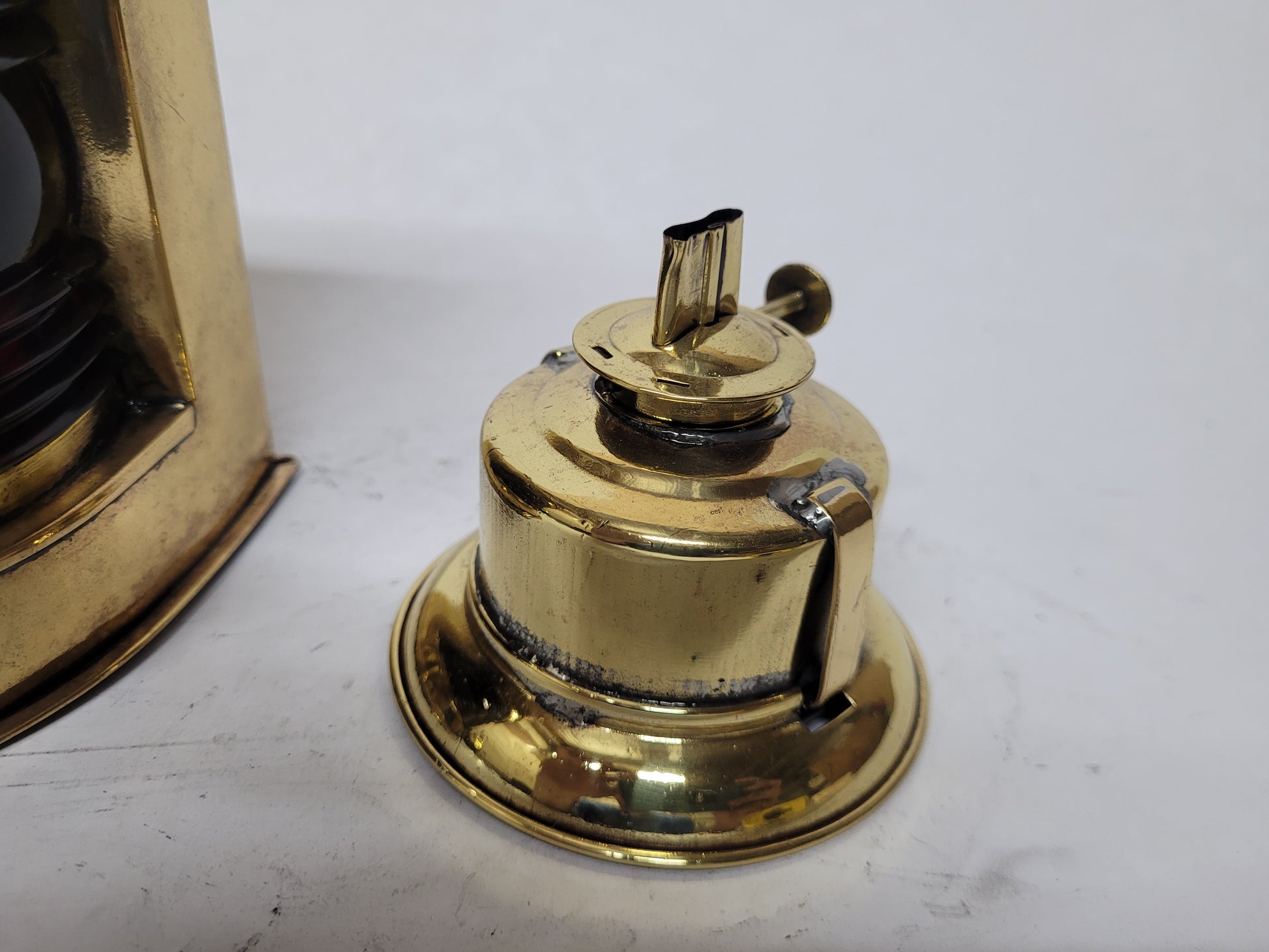 Antique Boat Lantern of Solid Brass – Lannan Gallery