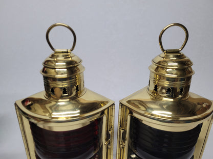 Brass Port and Starboard Boat Lanterns