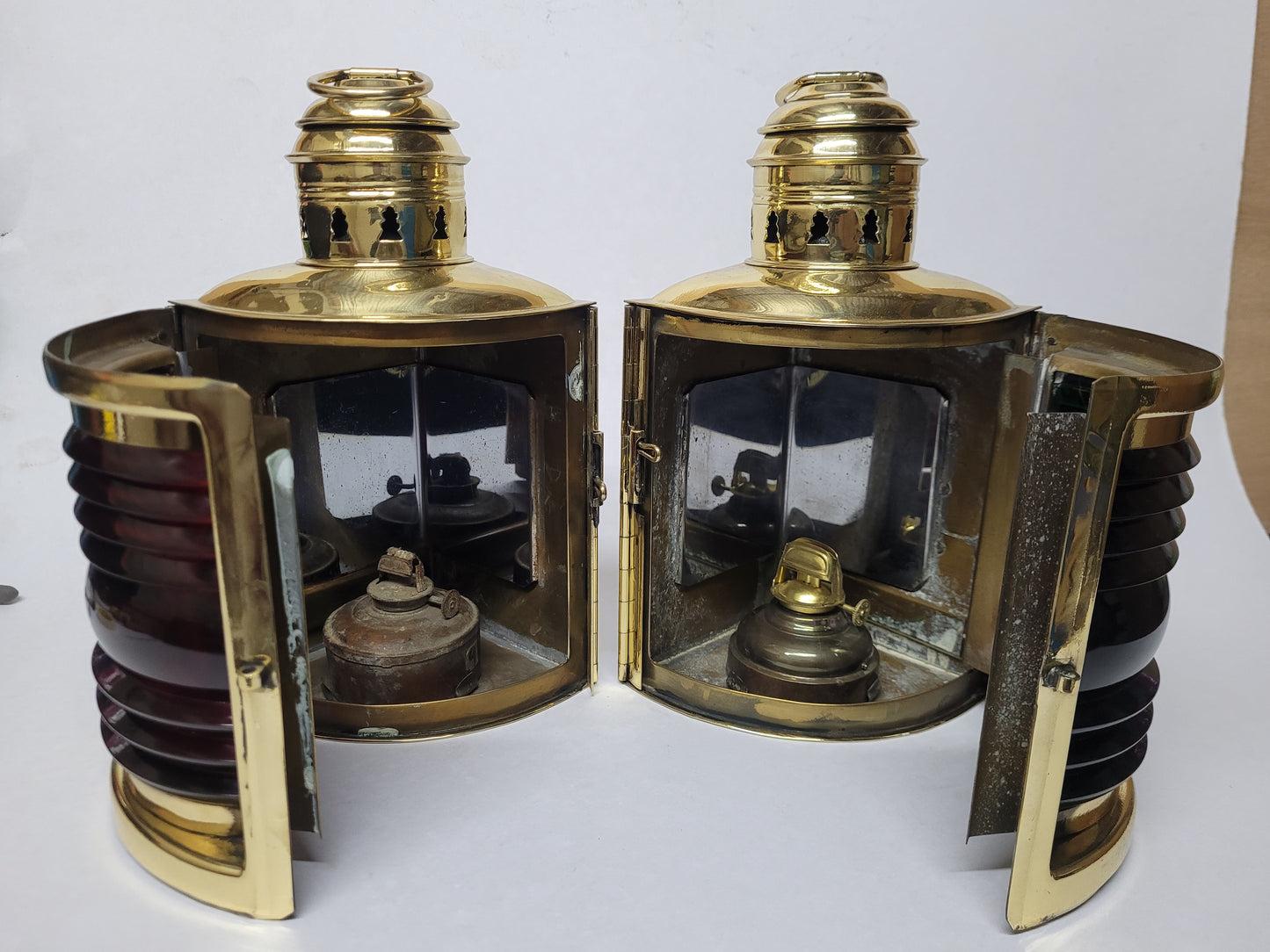 Brass Port and Starboard Boat Lanterns