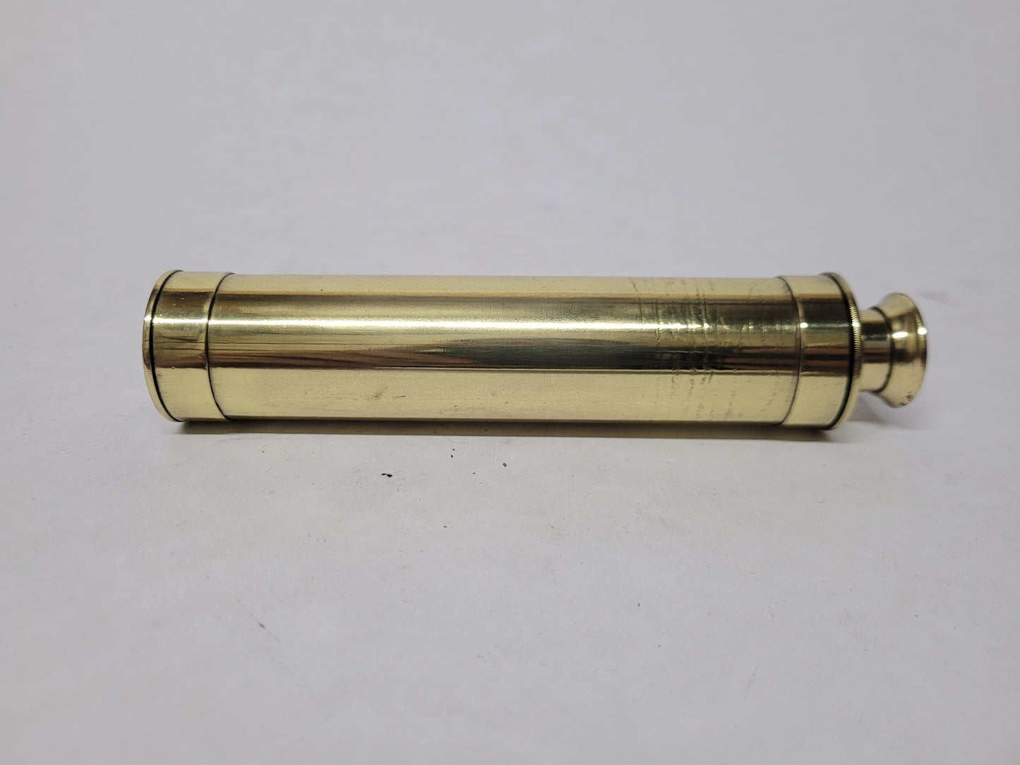 Small Solid Brass Ship Captains Telescope