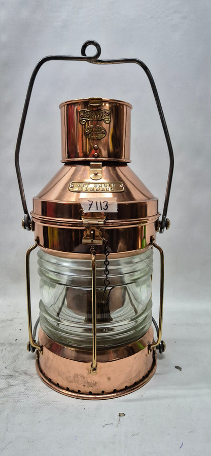 Solid Copper Ship’s Not Under Command Lantern