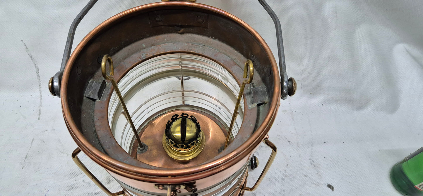Solid Copper Ship’s Not Under Command Lantern