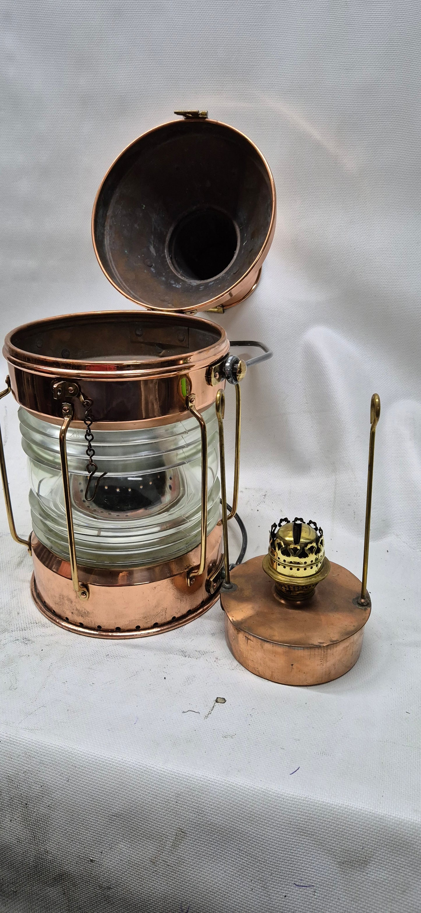 Solid Copper Ship’s Not Under Command Lantern