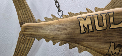 Carved Tuna Fish Trade Sign