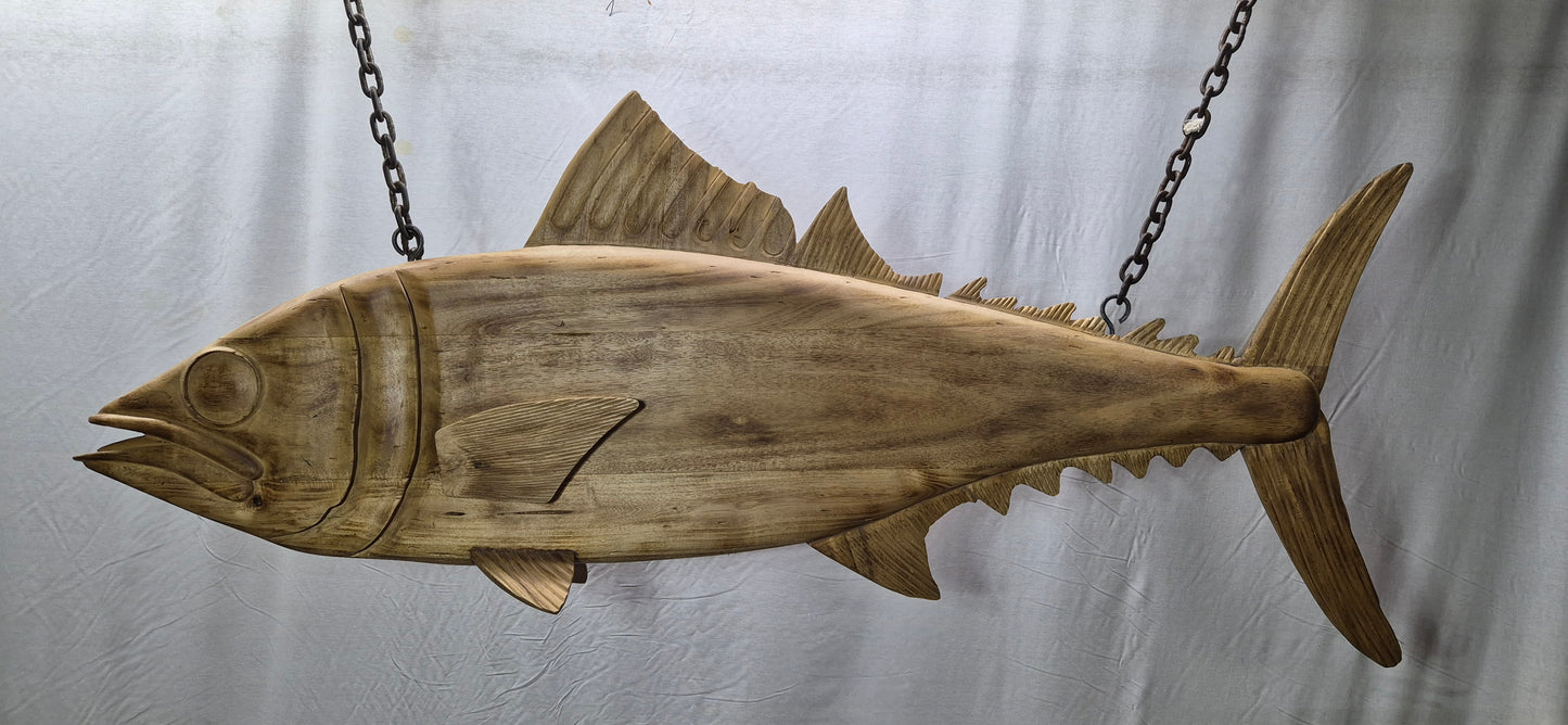 Carved Tuna Fish Trade Sign