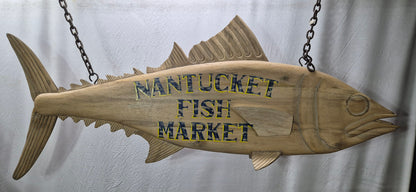 Nantucket Fish Market Trade Sign