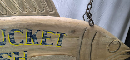 Nantucket Fish Market Trade Sign