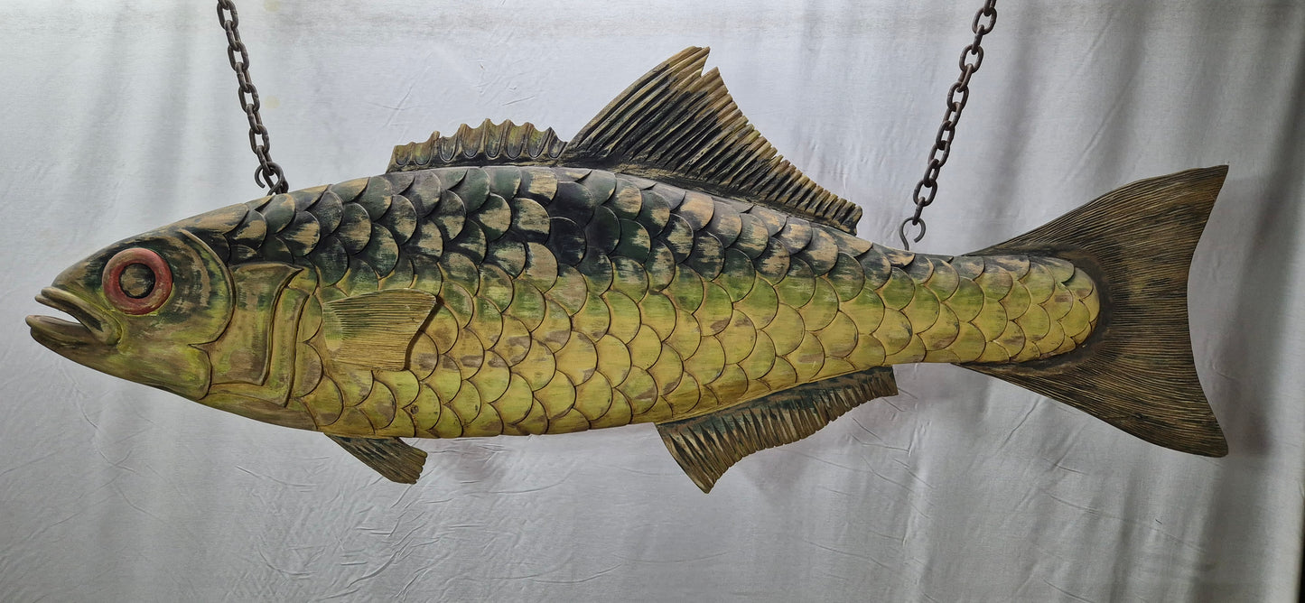 Six Foot "Fresh Fish" Trade Sign