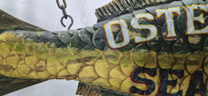 Six Foot "Osterville Seafood" Trade Sign