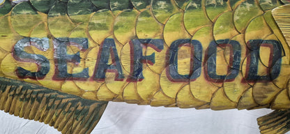 Six Foot "Osterville Seafood" Trade Sign