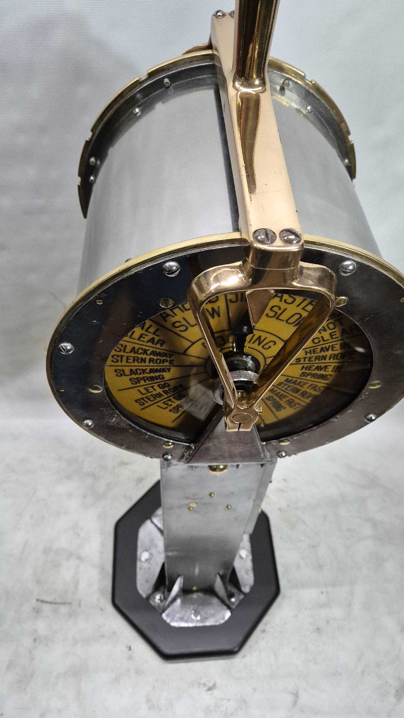 Large Ship’s Docking Telegraph on Pedestal