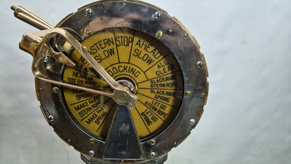 Large Ship’s Docking Telegraph on Pedestal