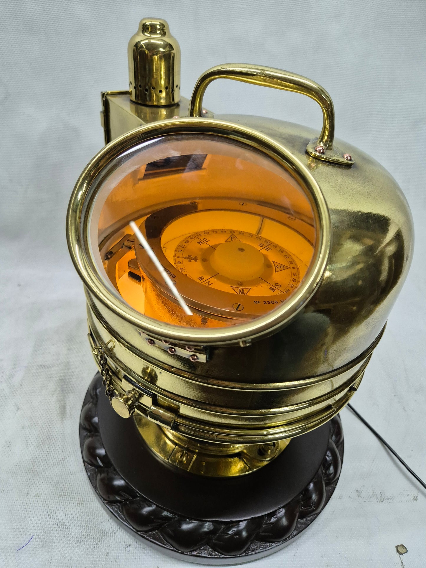 British Royal Navy Small Craft Binnacle Compass