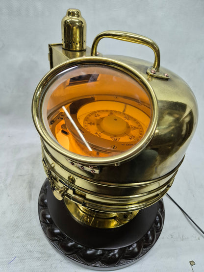 British Royal Navy Small Craft Binnacle Compass