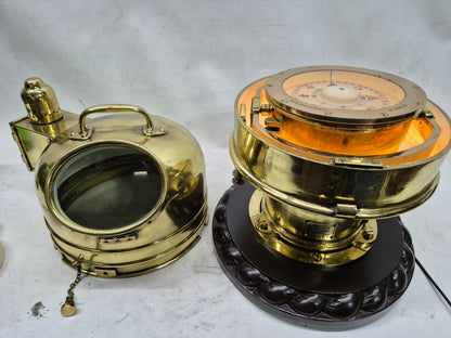 British Royal Navy Small Craft Binnacle Compass