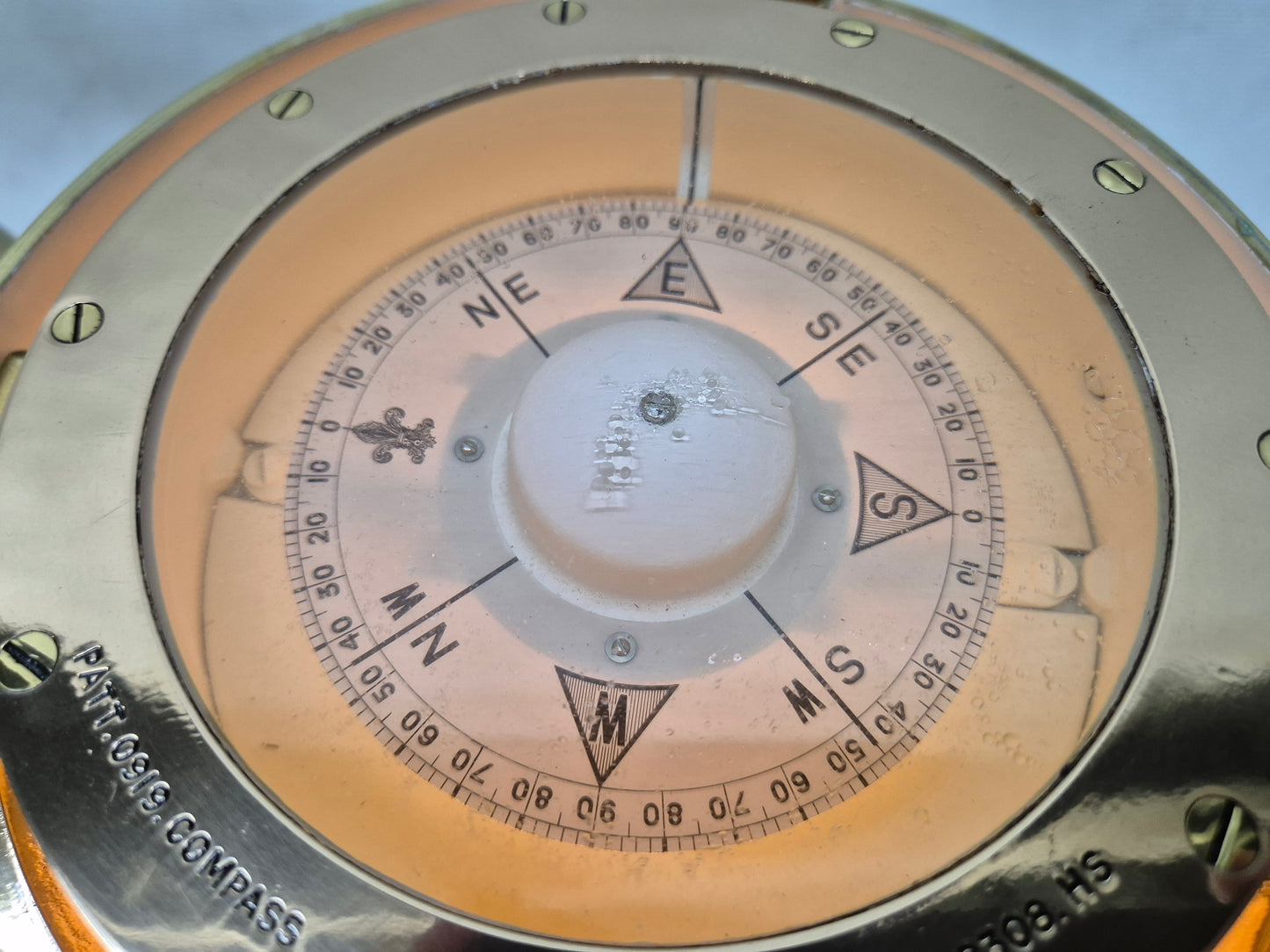 British Royal Navy Small Craft Binnacle Compass